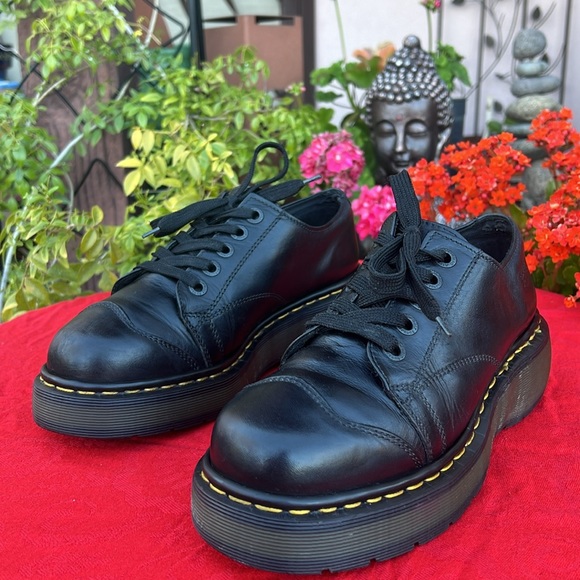 🏴󠁧󠁢󠁥󠁮󠁧󠁿 Dr. Martens MIE Vintage Chunky Cap Toe Platform Oxfords UK 5 - Picture 12 of 17
